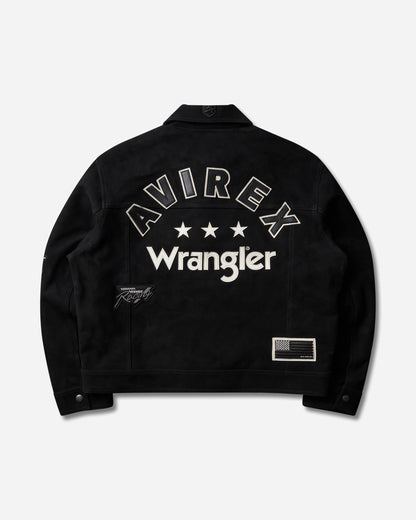 Wrangler Trucker Jacket Black Coats and Jackets Leather Jackets 112391331 BLACK