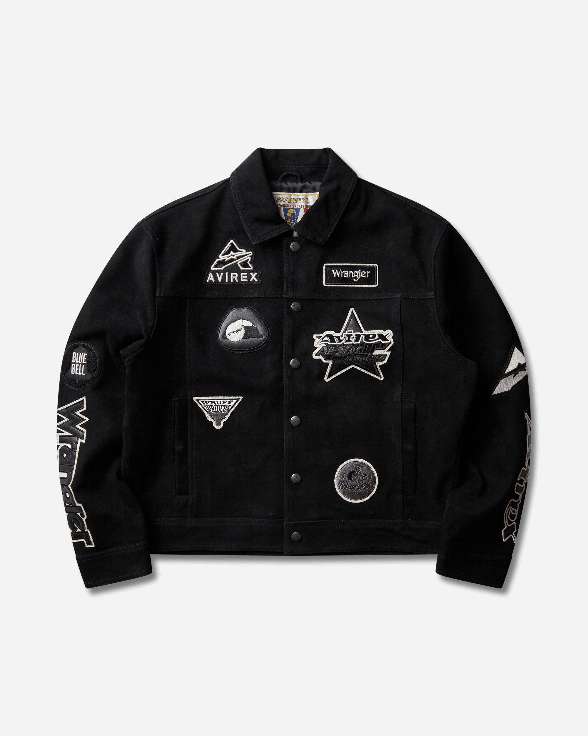 Wrangler Trucker Jacket Black Coats and Jackets Leather Jackets 112391331 BLACK