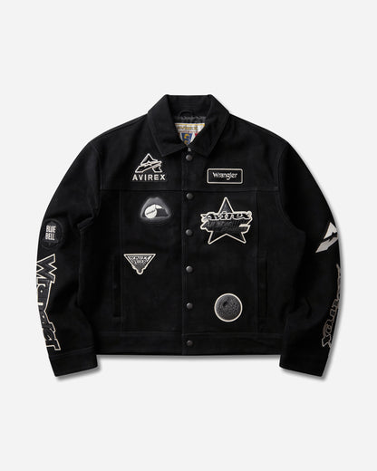 Wrangler Trucker Jacket Black Coats and Jackets Leather Jackets 112391331 BLACK
