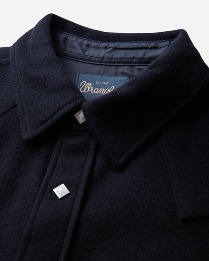 Wrangler Wool Western Shirt Dark Navy Dark Navy Shirts Longsleeve Shirt F112386937 Dark Navy