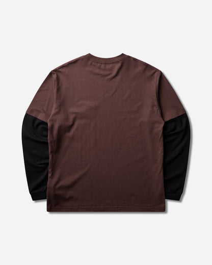 XLARGE Vortex Double Sleeve L/S Tee Brown T-Shirts Longsleeve F201263011016 20