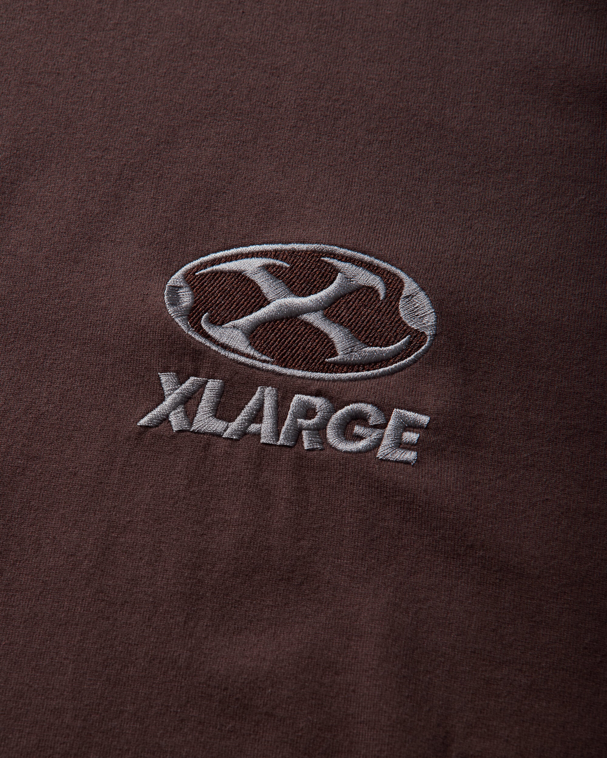 XLARGE Vortex Double Sleeve L/S Tee Brown T-Shirts Longsleeve F201263011016 20