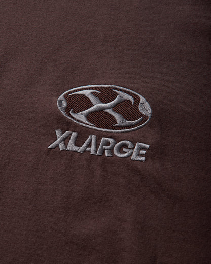 XLARGE Vortex Double Sleeve L/S Tee Brown T-Shirts Longsleeve F201263011016 20