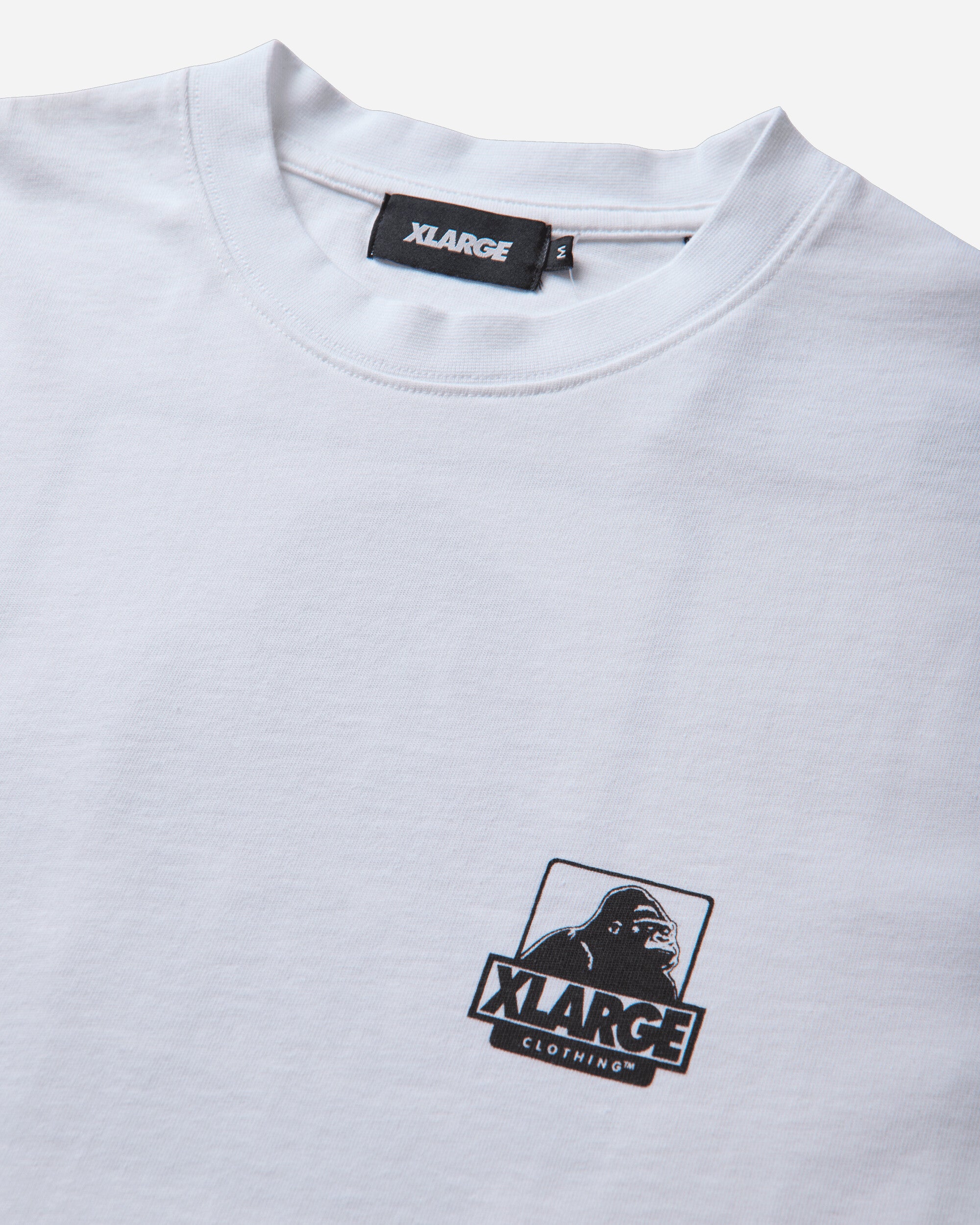 XLARGE Backside Og S/S Tee White T-Shirts Shortsleeve F201263011001 0