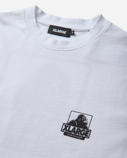 XLARGE Backside Og S/S Tee White T-Shirts Shortsleeve F201263011001 0