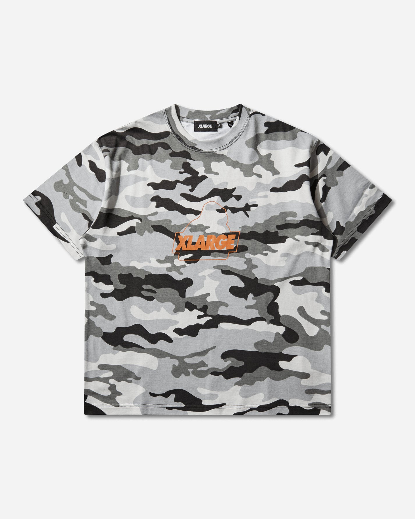 XLARGE CAMO URBAN LOGO S/S TEE GREY T-Shirts Shortsleeve 201261011011 11