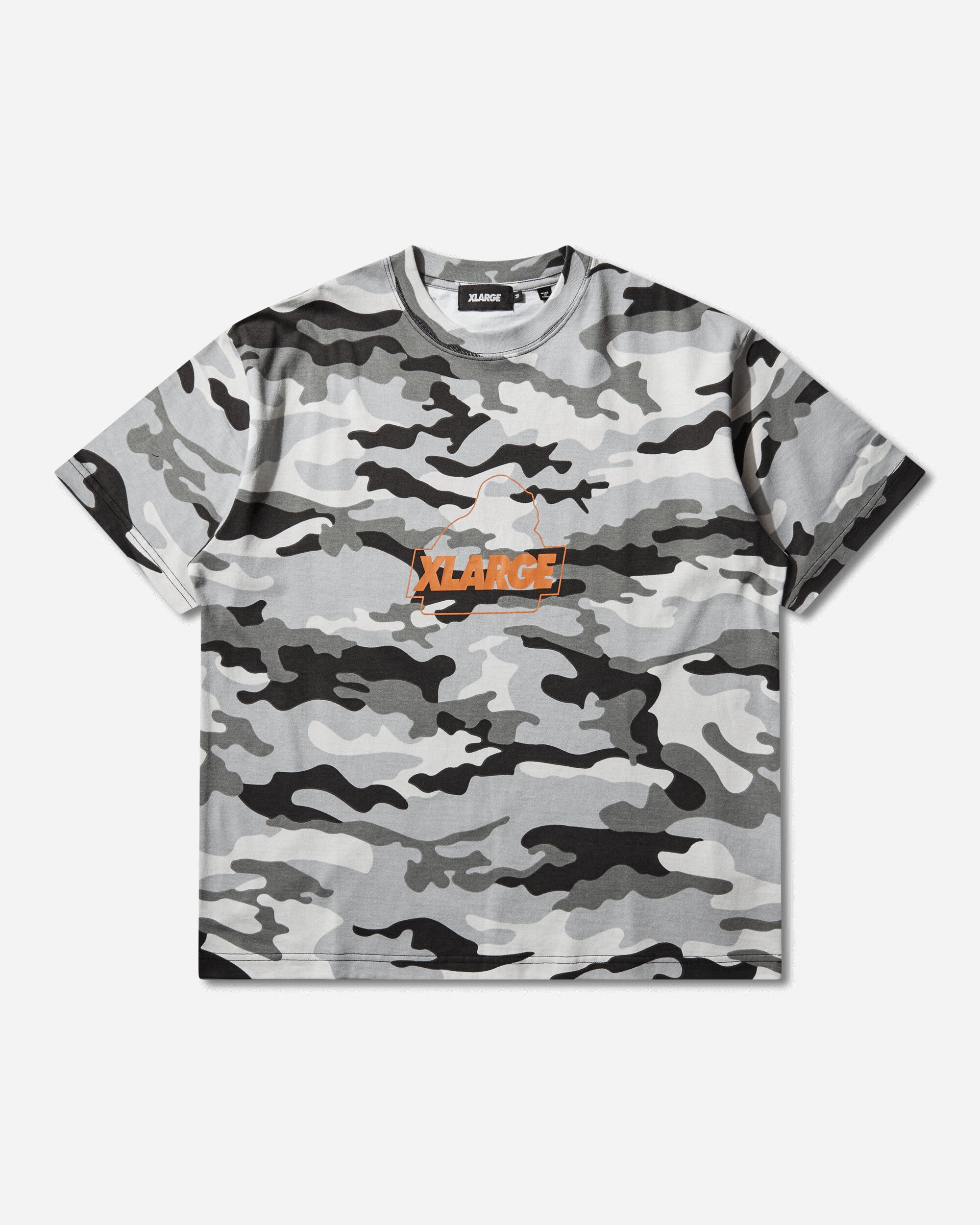 XLARGE CAMO URBAN LOGO S/S TEE GREY T-Shirts Shortsleeve 201261011011 11