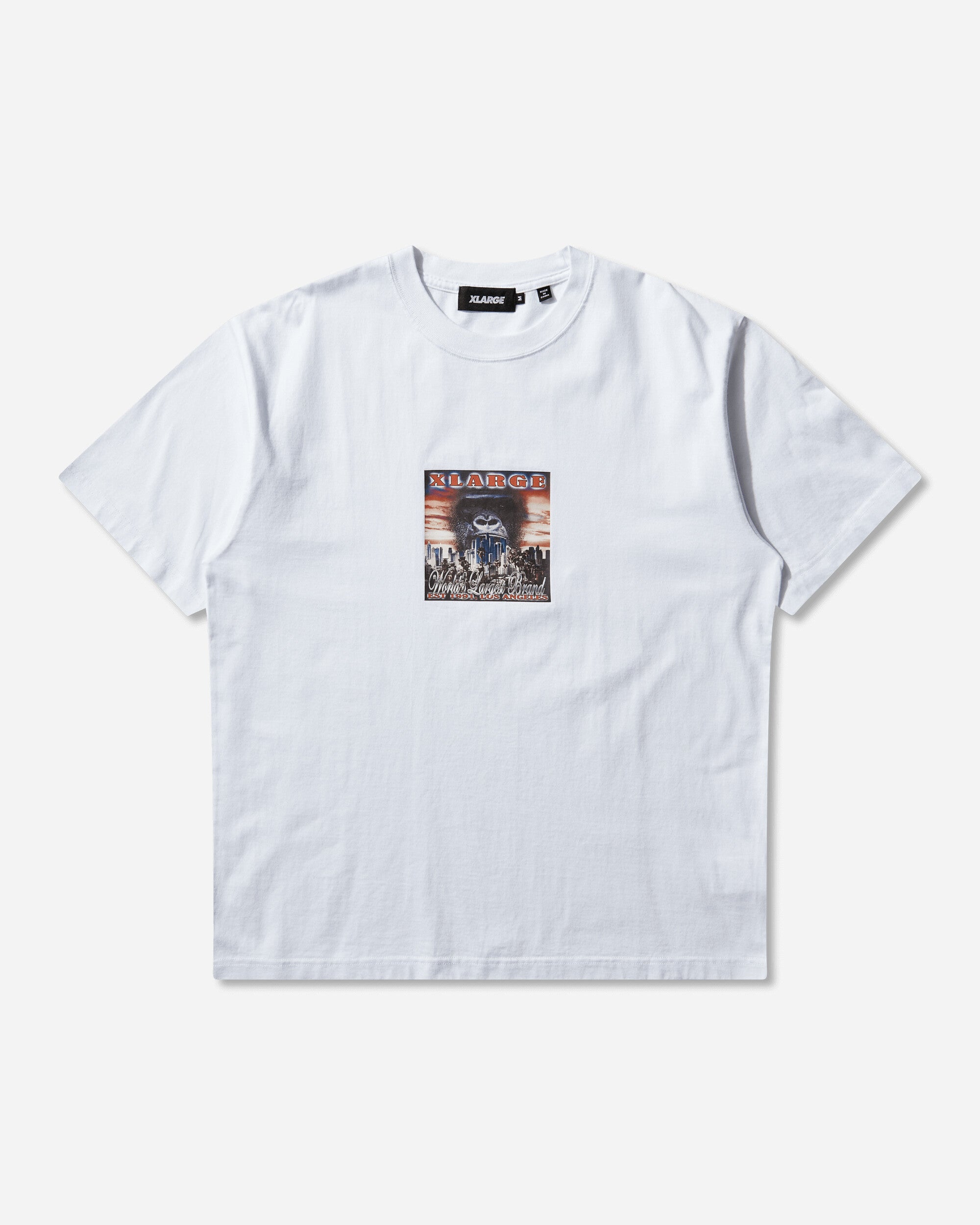 XLARGE GORILLA CDS COVER S/S TEE WHITE T-Shirts Shortsleeve 201261011010 0