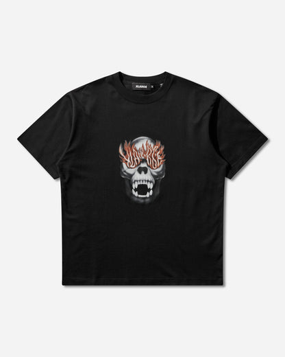 XLARGE SKULL IN FLAMES S/S TEE BLACK T-Shirts Shortsleeve 201261011006 10