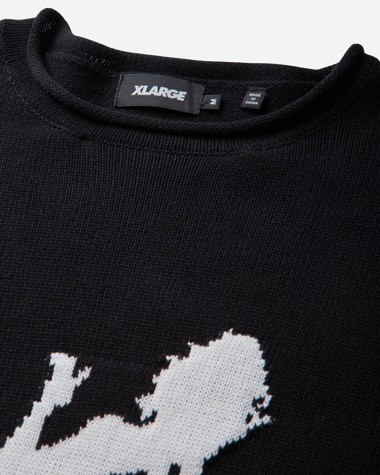 XLARGE X14Rg3 Crewneck Knit Black Knitwears Sweaters F201263015003 10