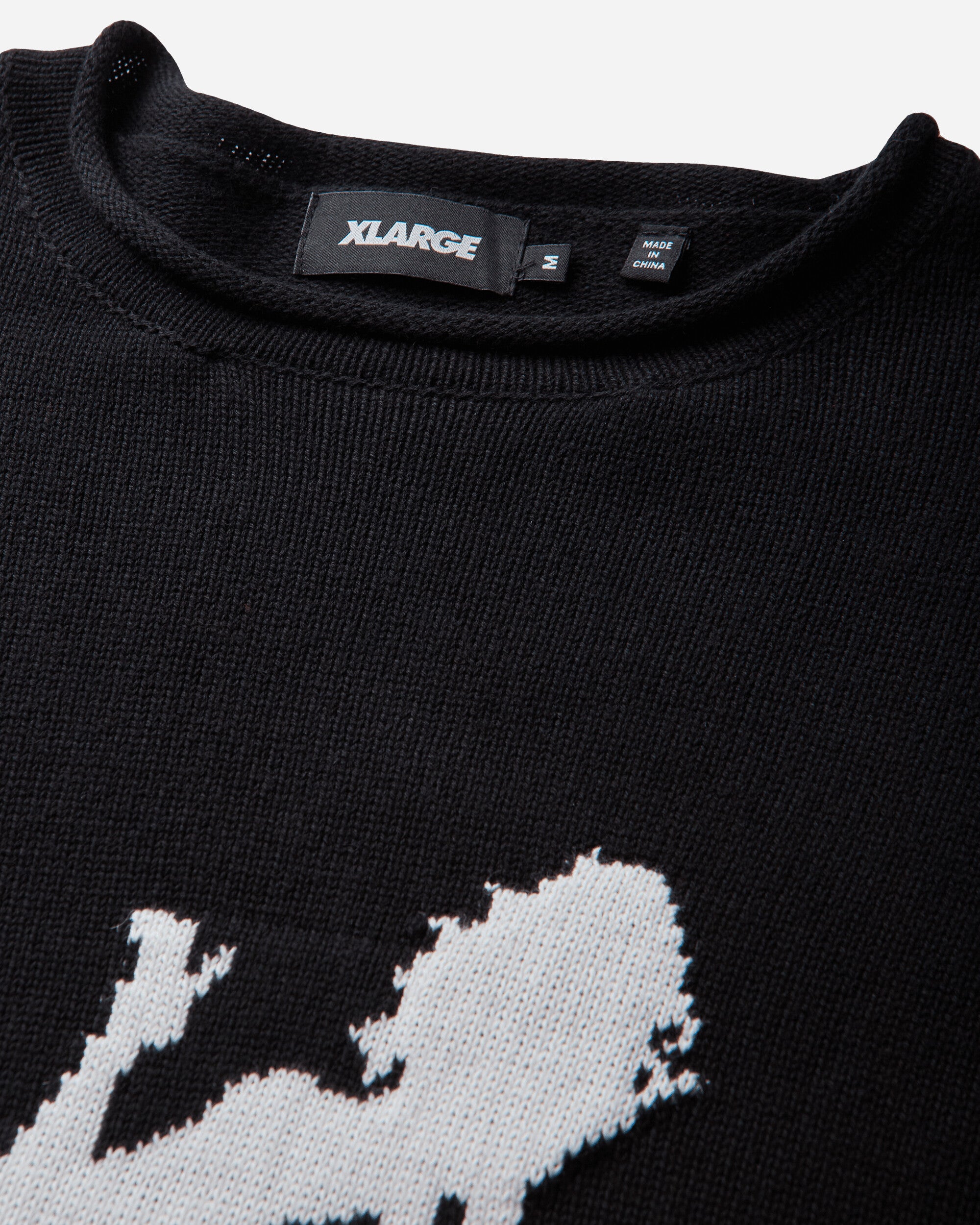 XLARGE X14Rg3 Crewneck Knit Black Knitwears Sweaters F201263015003 10