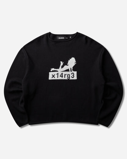 XLARGE X14Rg3 Crewneck Knit Black Knitwears Sweaters F201263015003 10