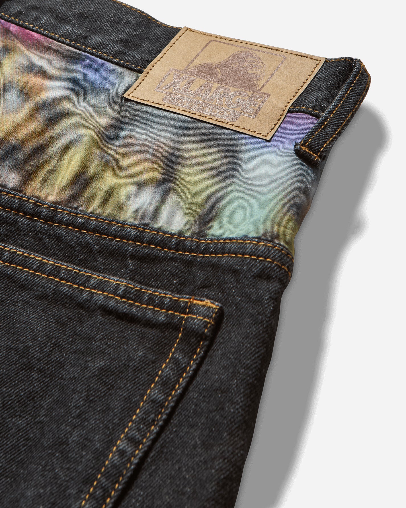 XLARGE Printed Custom Denim Pants Black Pants Trousers F201253031008 10