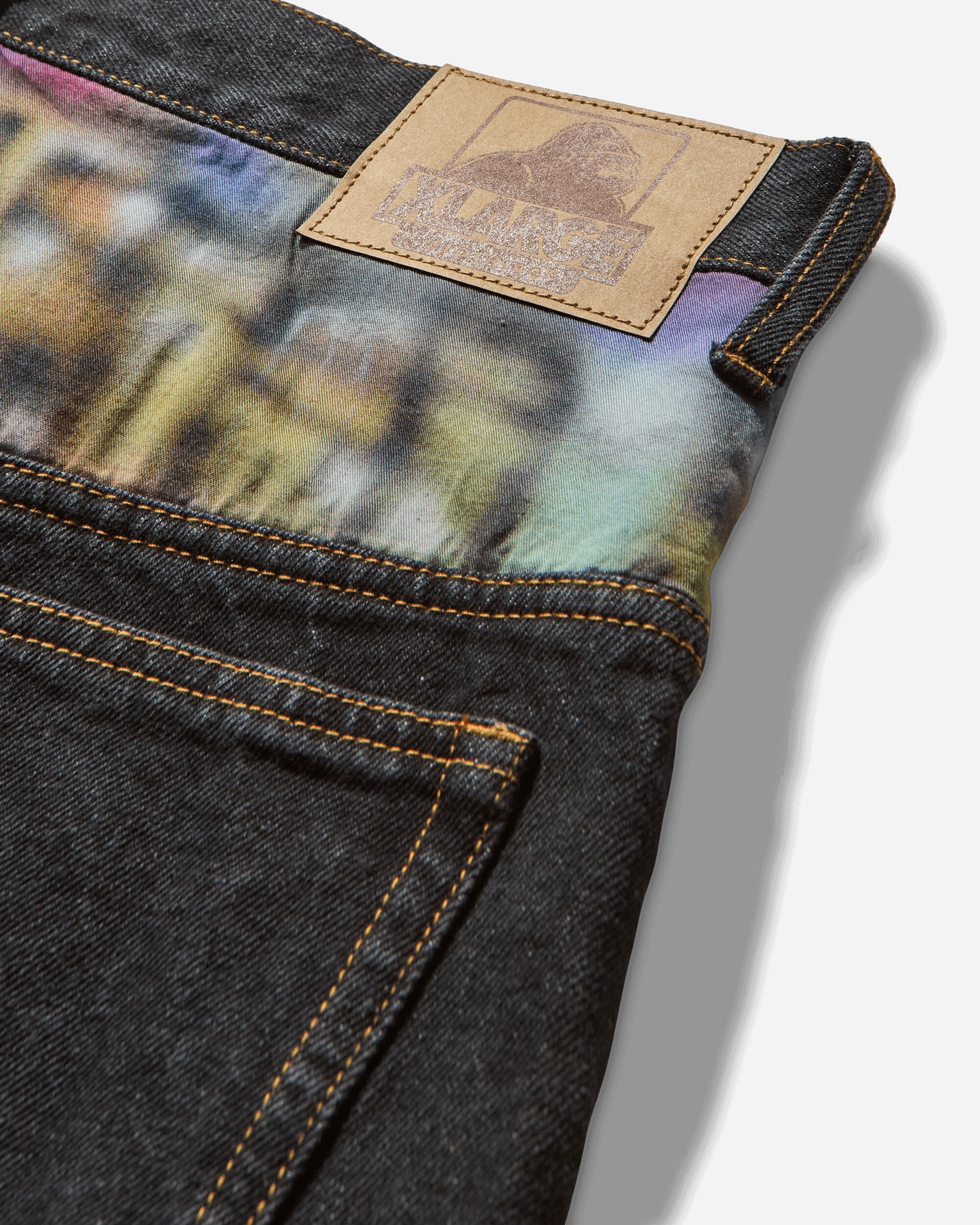 XLARGE Printed Custom Denim Pants Black Pants Trousers F201253031008 10