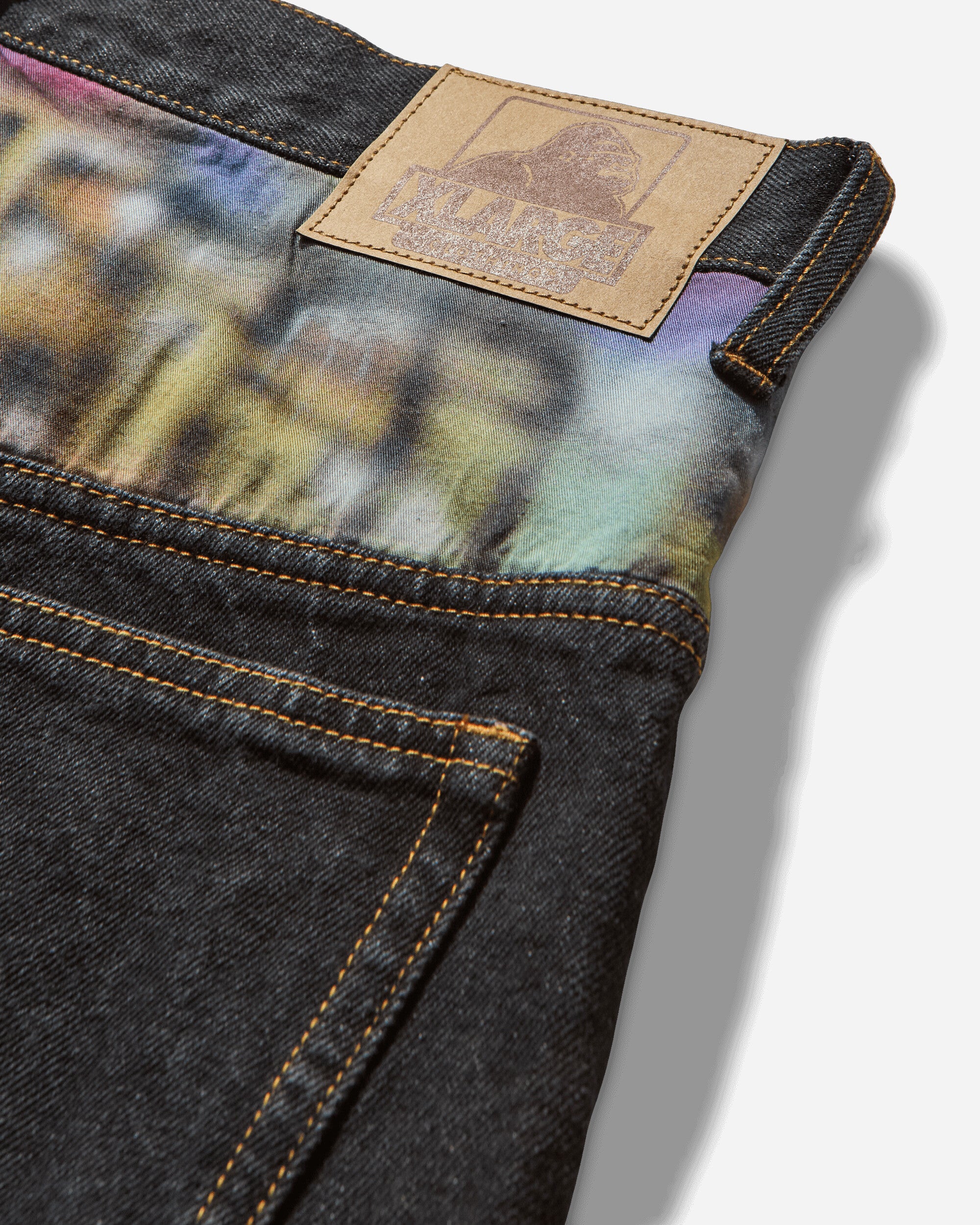 XLARGE Printed Custom Denim Pants Black Pants Trousers F201253031008 10