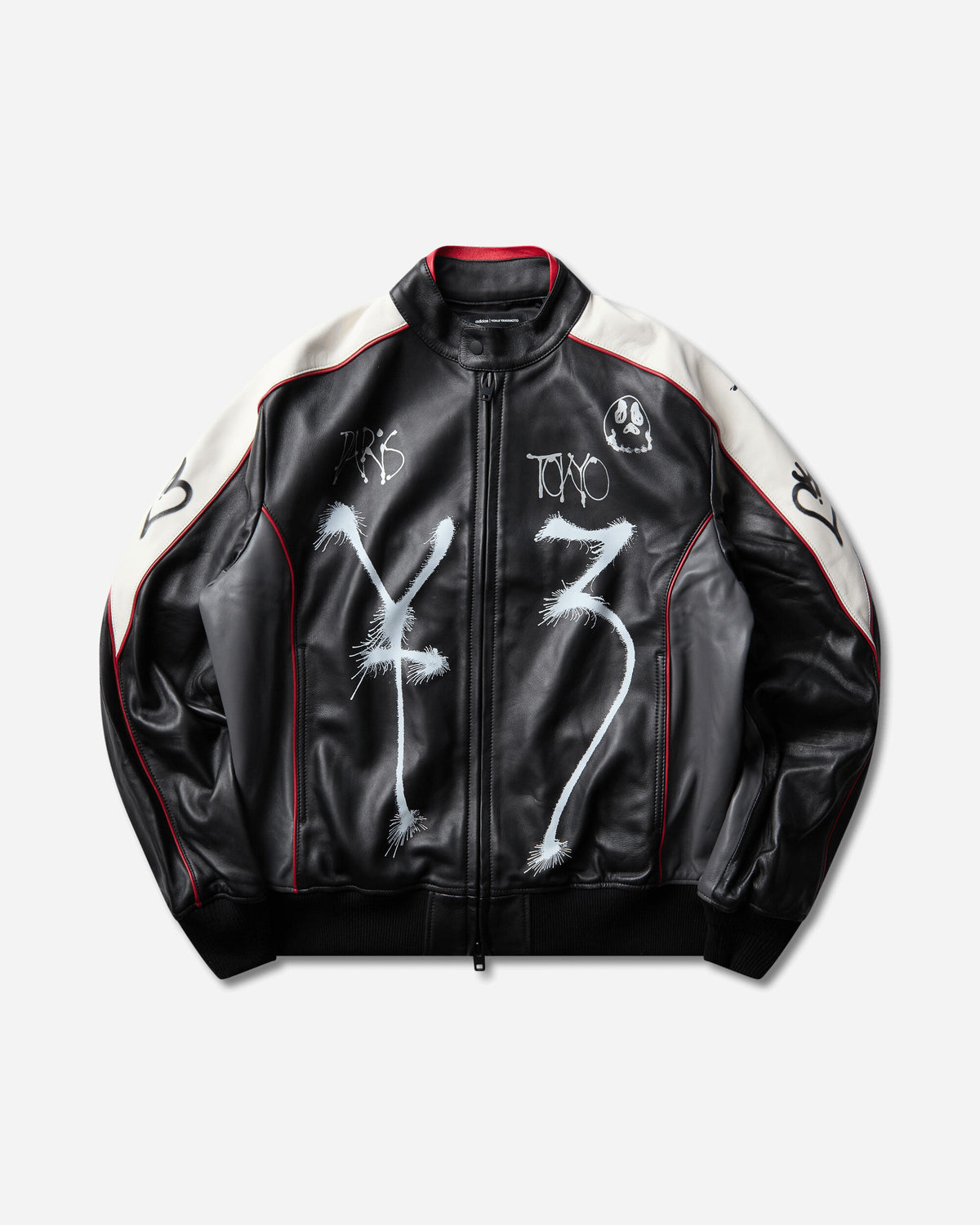 Y-3 Gfxleather Jkt Black Coats and Jackets Jackets KR3573 001