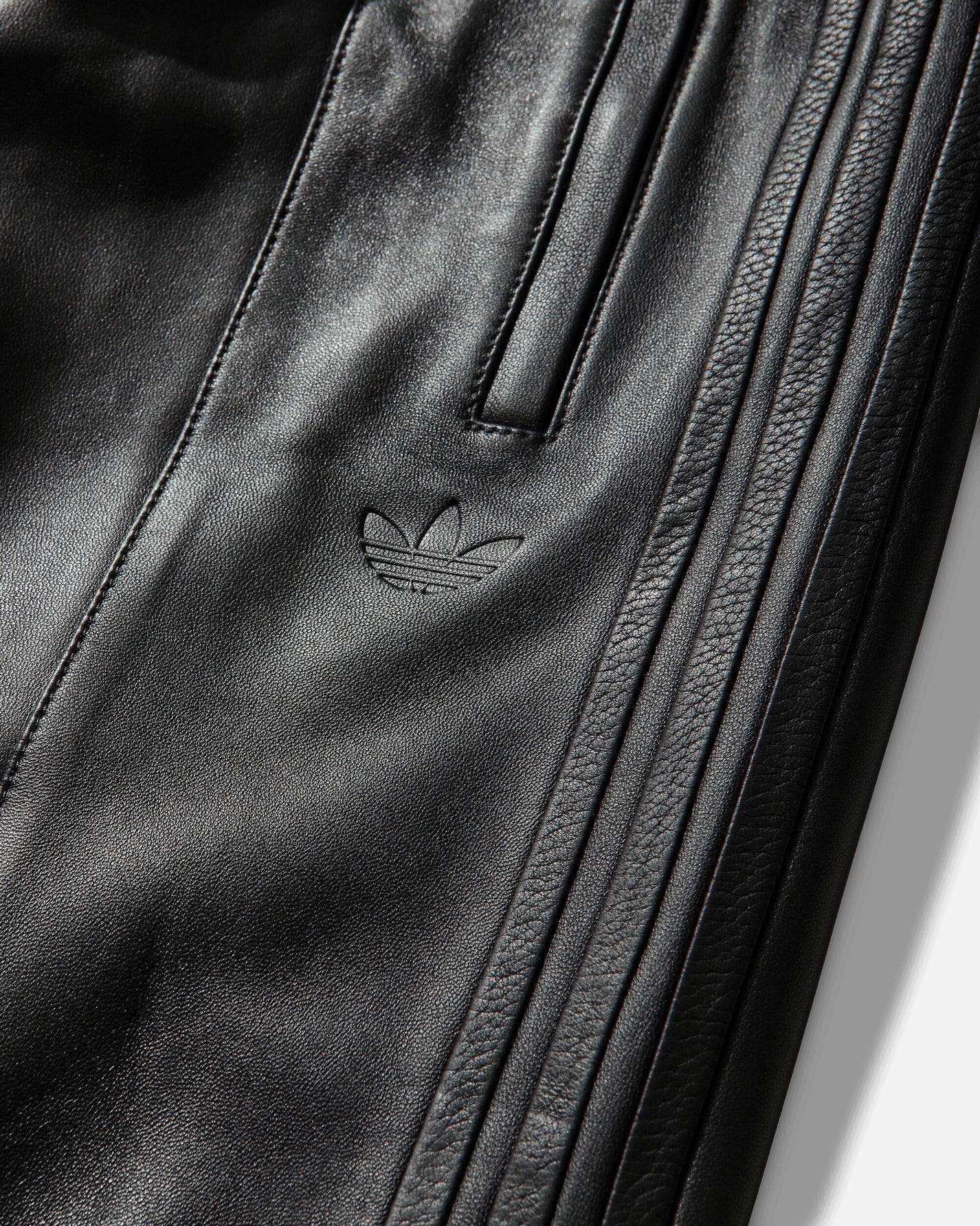 Y-3 A Leather Tp Black Pants Track Pants KR6274 001