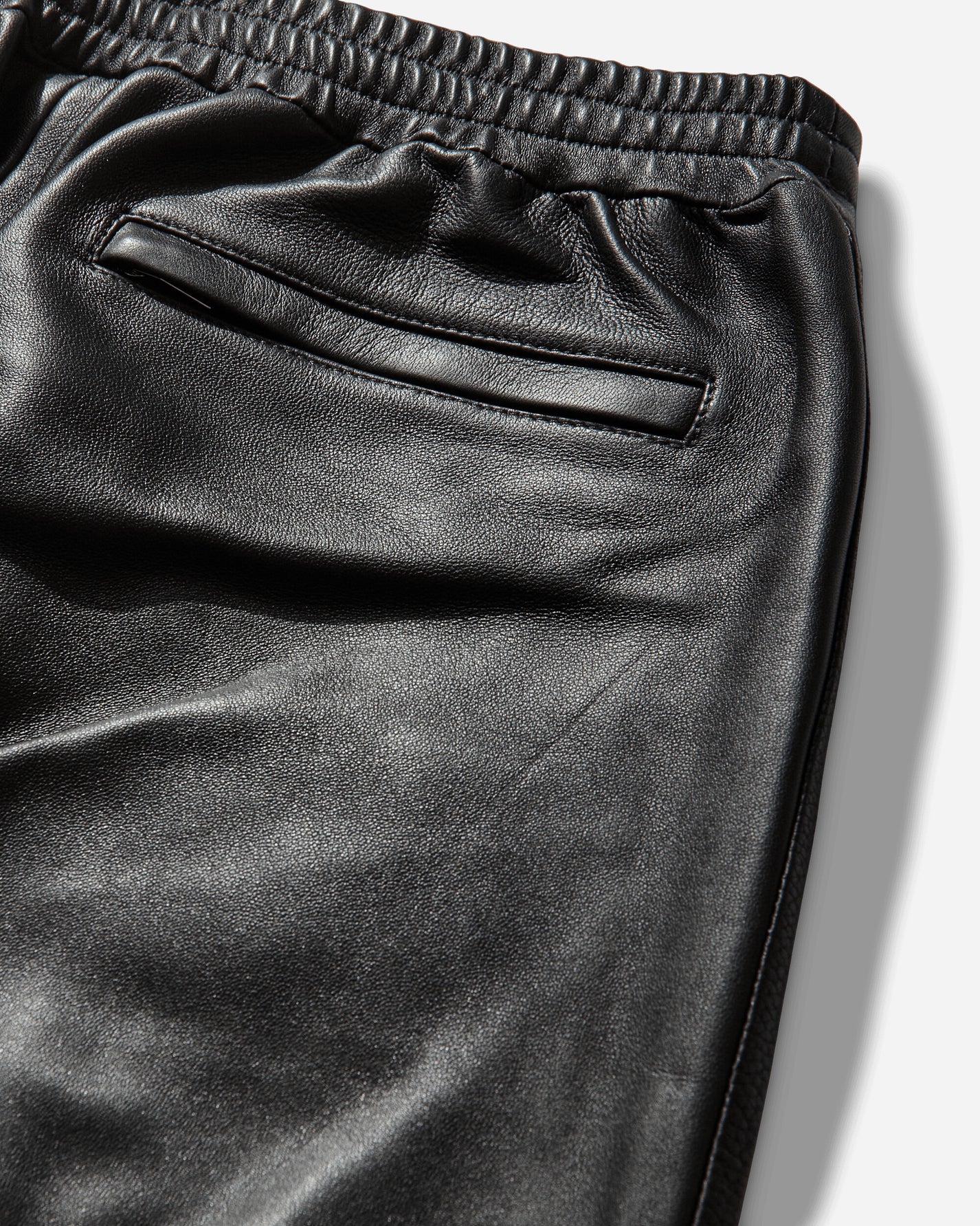 Y-3 A Leather Tp Black Pants Track Pants KR6274 001