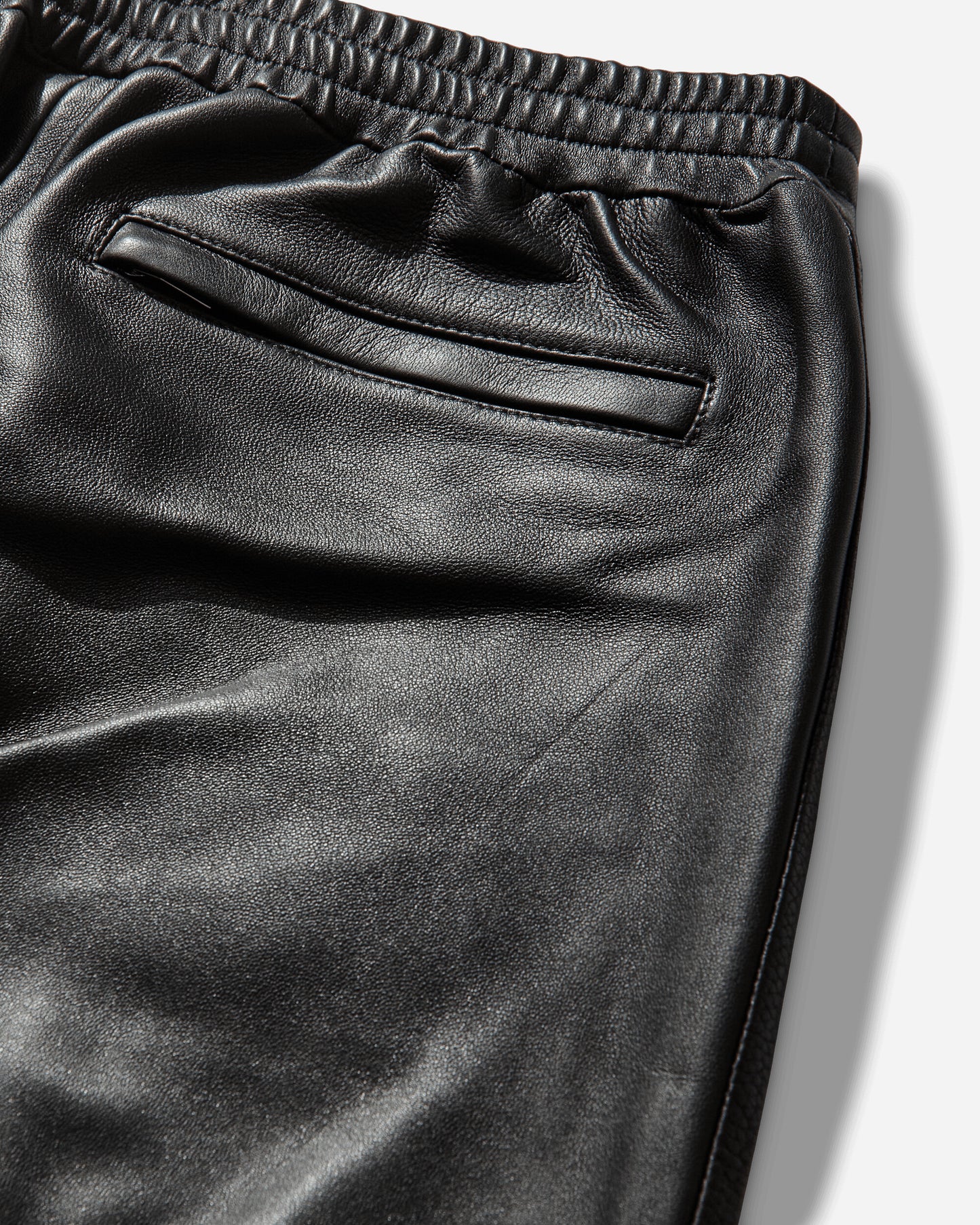 Y-3 A Leather Tp Black Pants Track Pants KR6274 001
