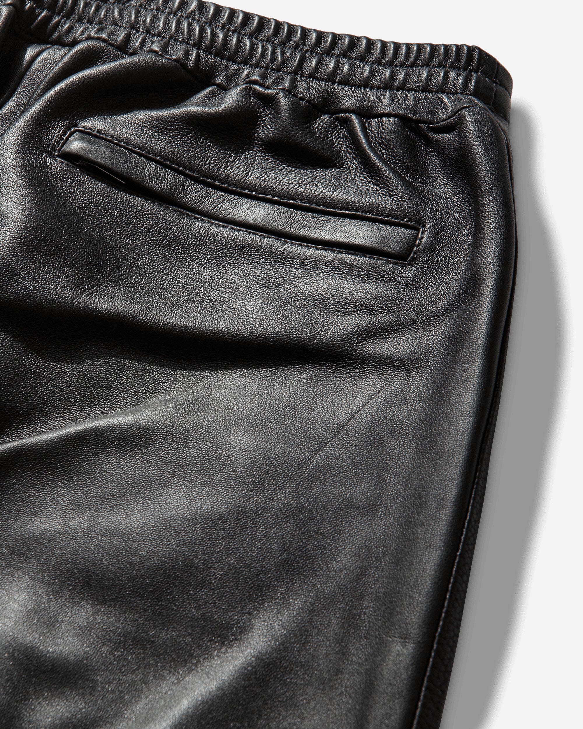 Y-3 A Leather Tp Black Pants Track Pants KR6274 001