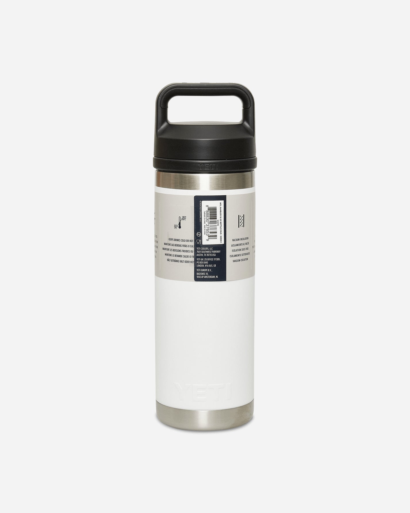 YETI Rambler 18 Oz Bottle White Equipment Bottles and Bowls 70000003461 WHT