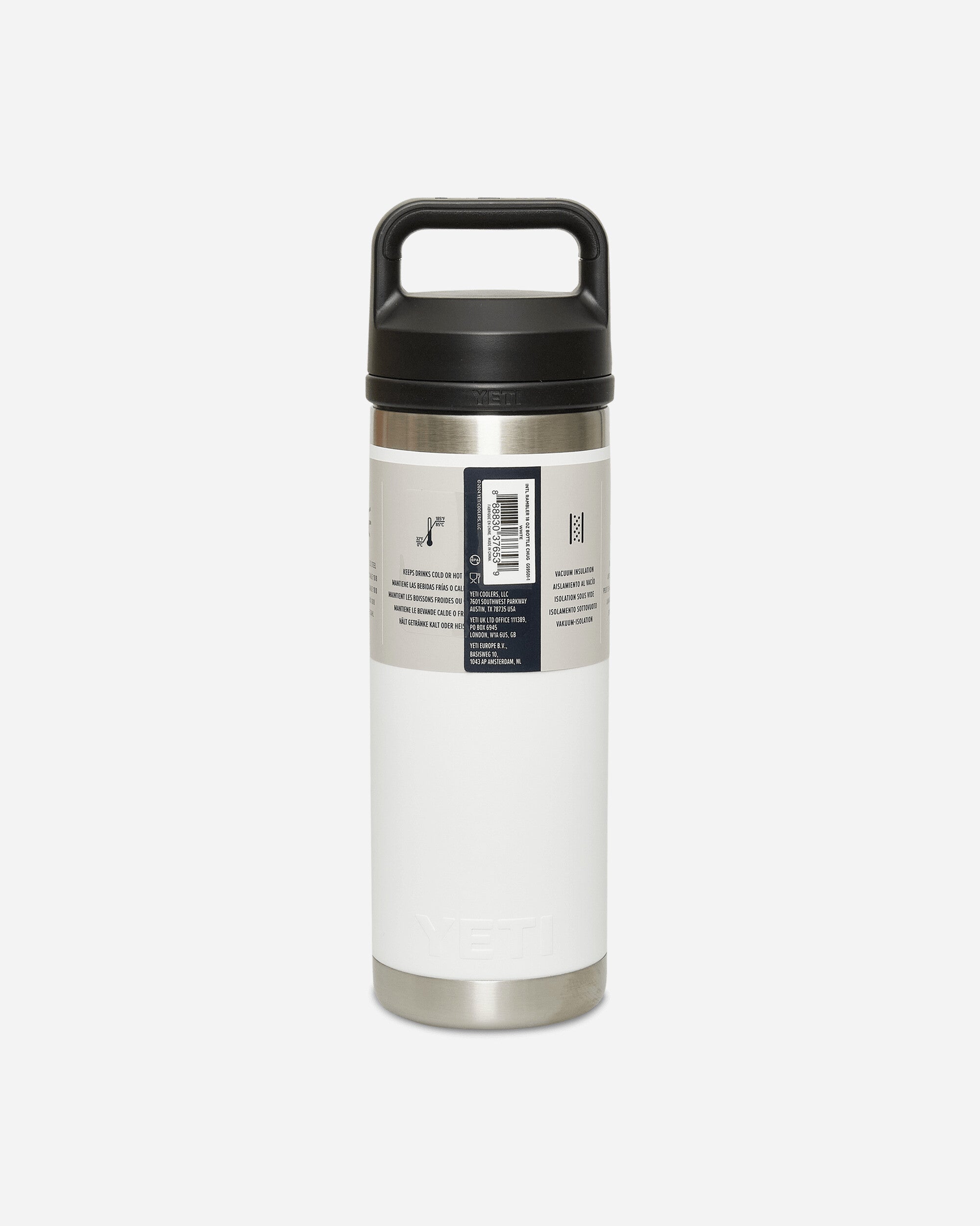 YETI Rambler 18 Oz Bottle White Equipment Bottles and Bowls 70000003461 WHT