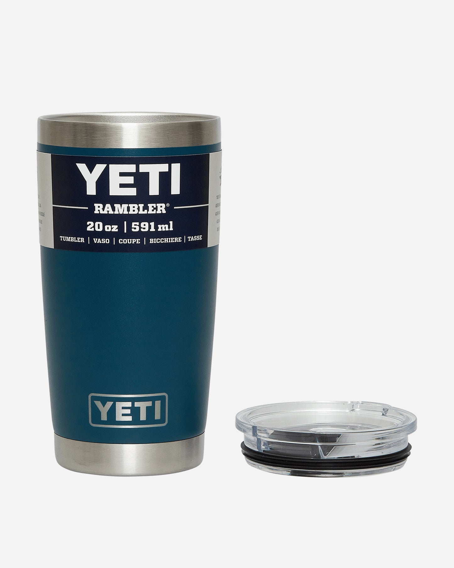 YETI Rambler 20oz Stackable Cup Agave Teal Equipment Bottles and Bowls 0305 AGT