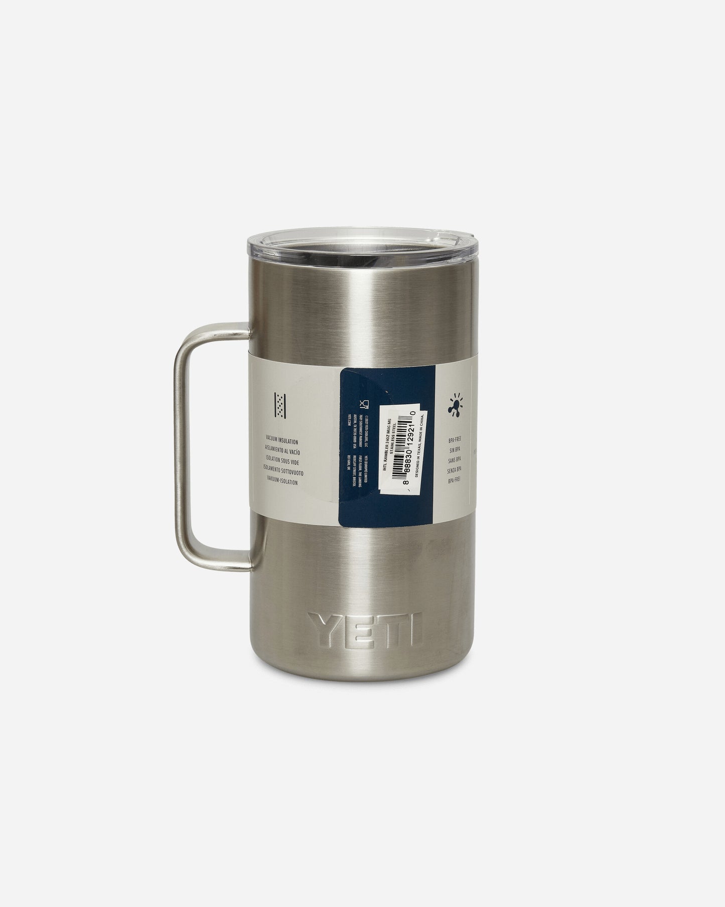 YETI Rambler 24 Oz Mug Stainless Steel Equipment Bottles and Bowls 70000000899 SS