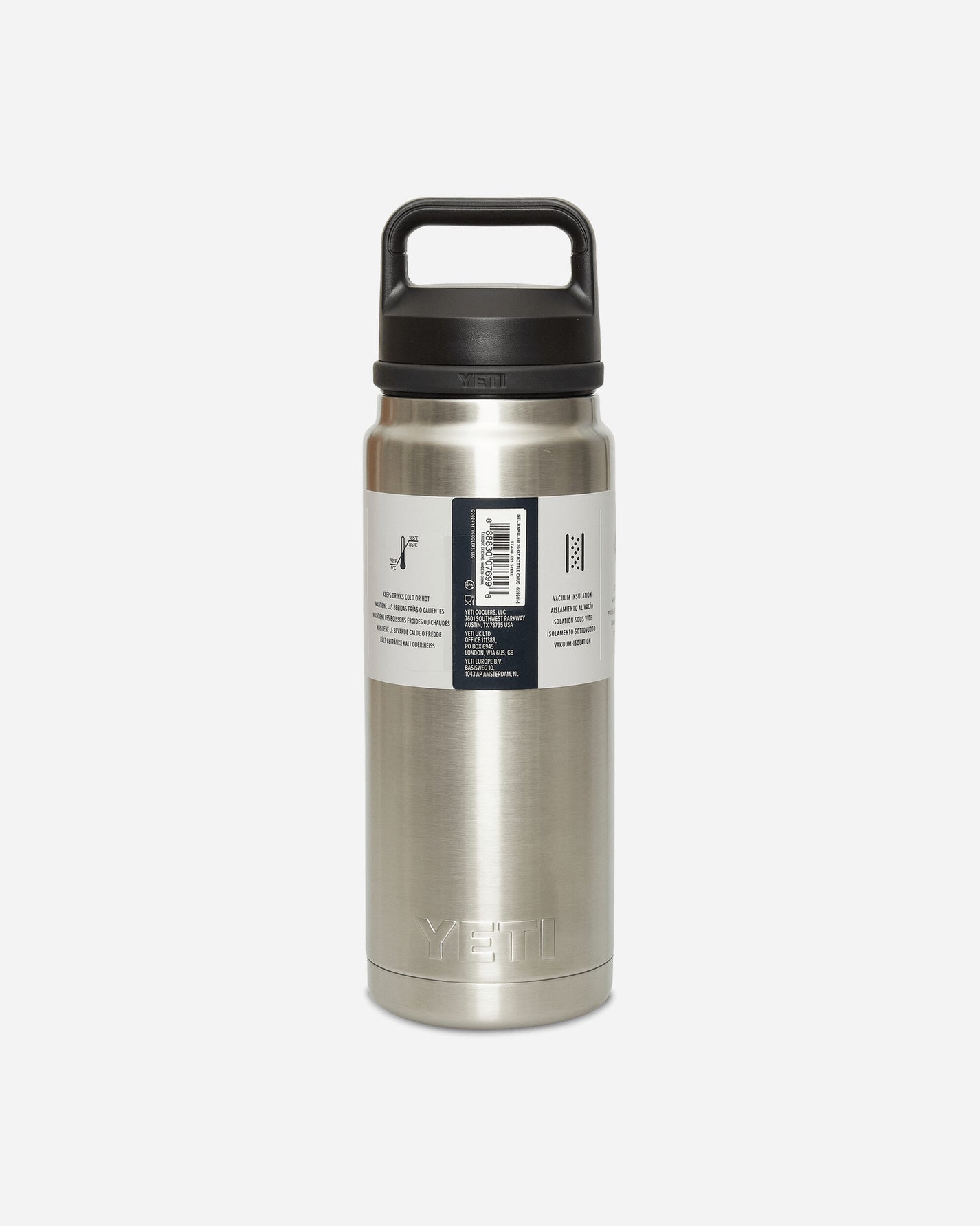 YETI Rambler 26 Oz Bottle Stainless Steel Equipment Bottles and Bowls 70000000483 SS