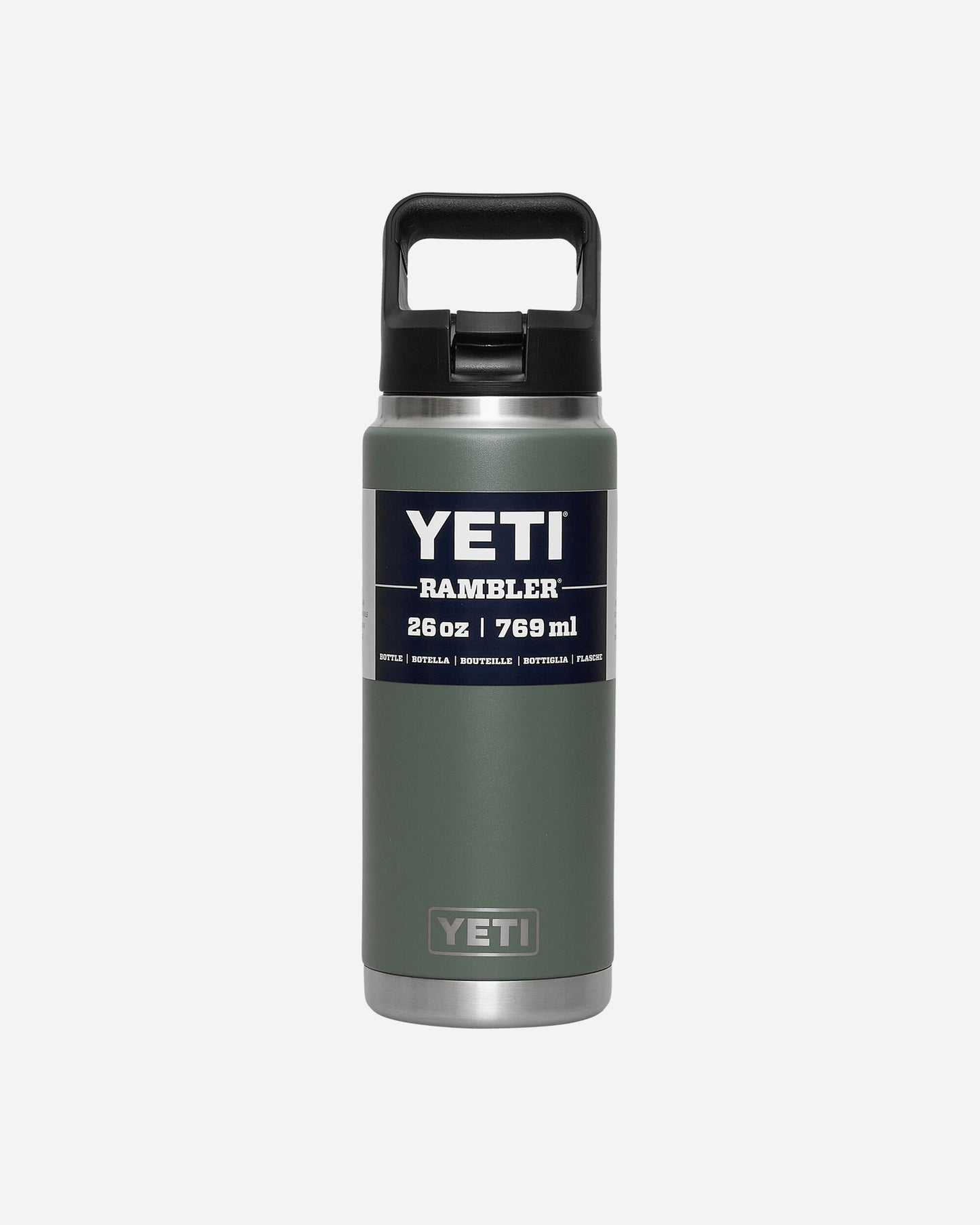YETI Rambler 26 Oz Straw Bottle Camp green Equipment Bottles and Bowls 0319 F23G