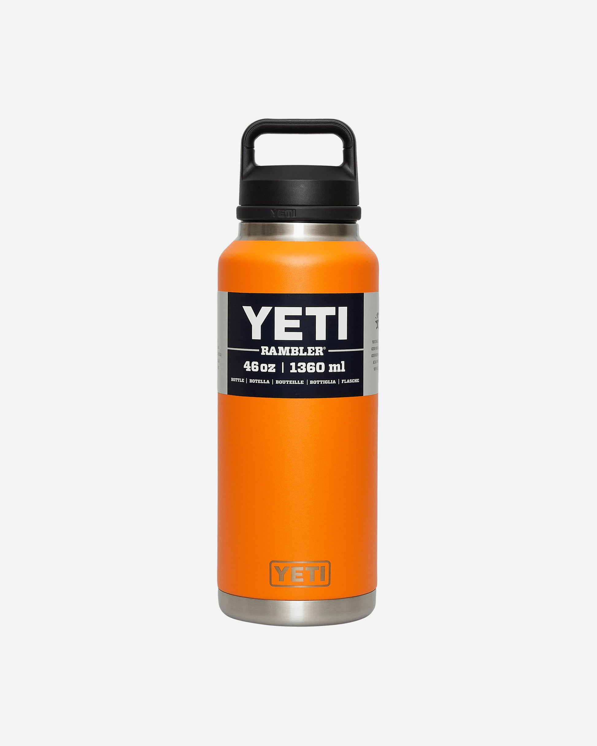 YETI Rambler 46 Oz Bottle Chug King Crab Orange Equipment Bottles and Bowls 0316 KCO