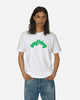 aNYthing Curved Anything Logo T-Shirt White/Green T-Shirts Shortsleeve ANY-058 WHG