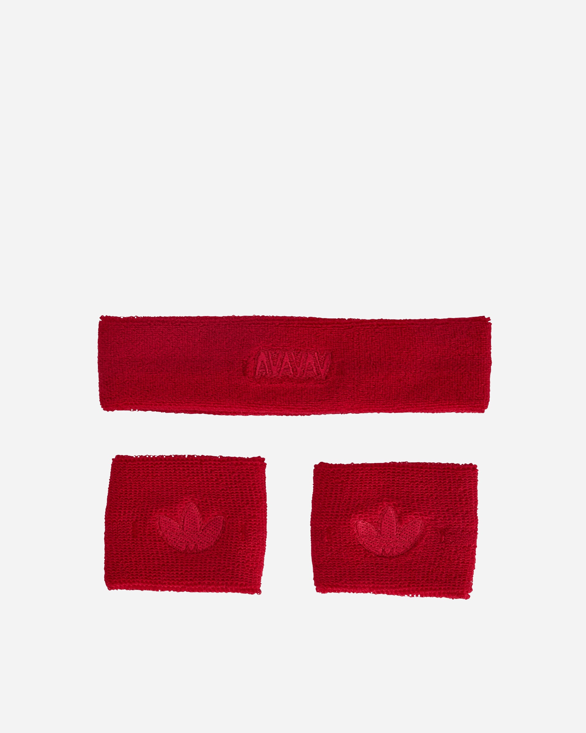 adidas Avavav Band Set Team Victory Red Gloves and Scarves Bandanas KF4966