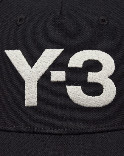 adidas Y 3 Logo Cap Black/Talc Hats Caps JP1142