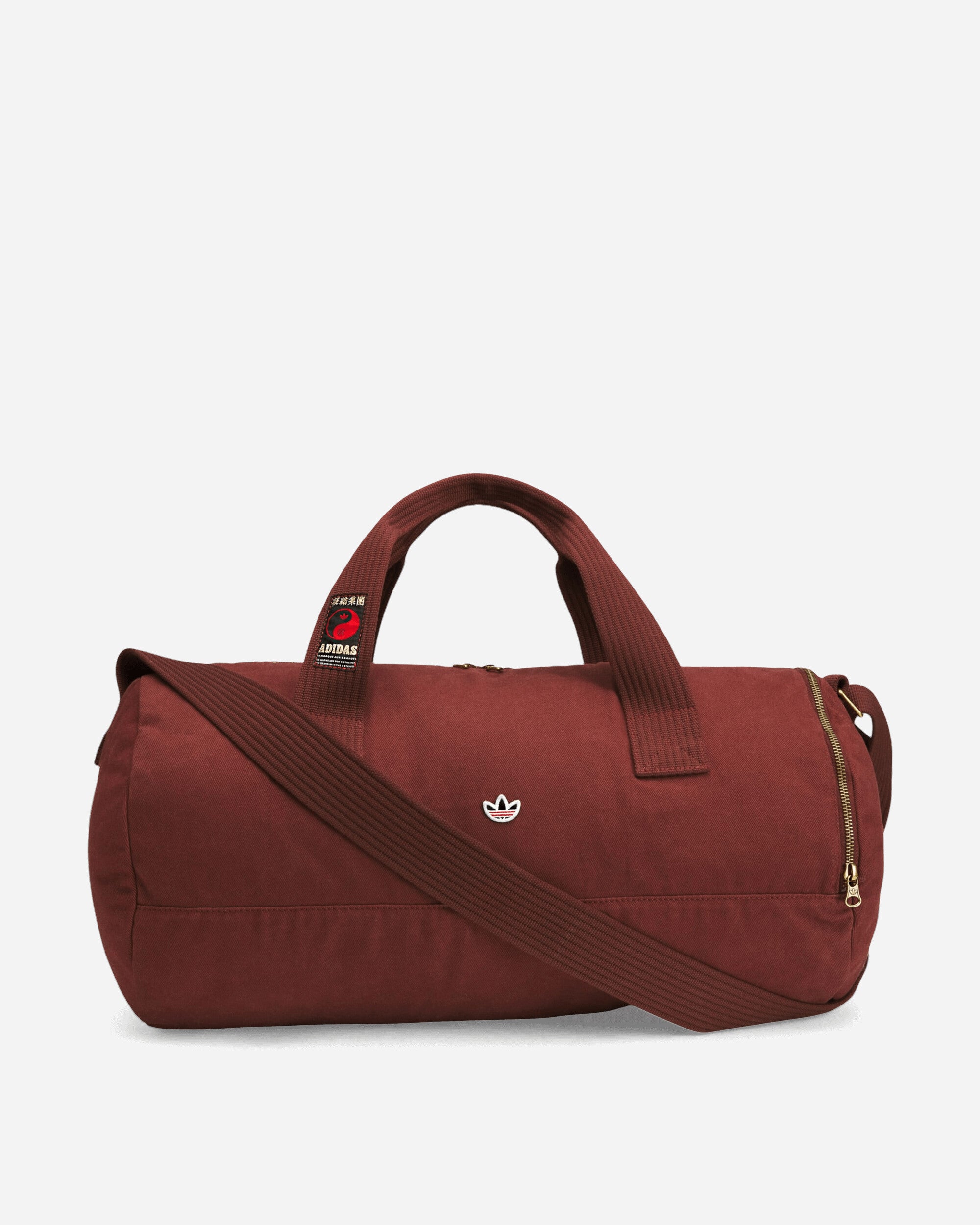 adidas Clot Barrel Bag Fox Brown Bags and Backpacks Tote Bags KD4025