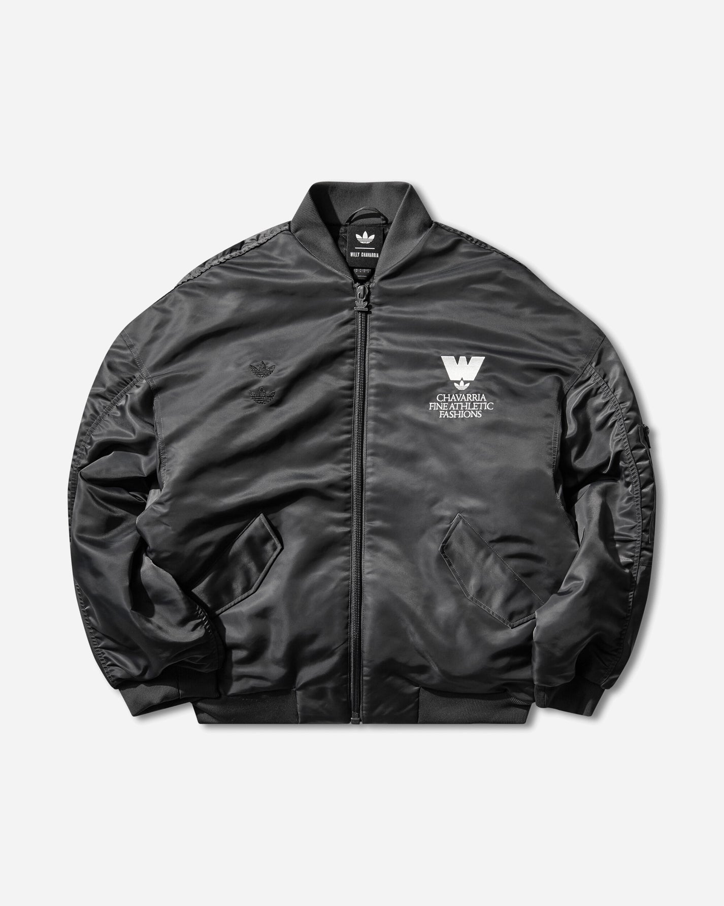 adidas Willy Chavarria Bomber Jkt Grey Six Coats and Jackets Bomber Jackets KV2248