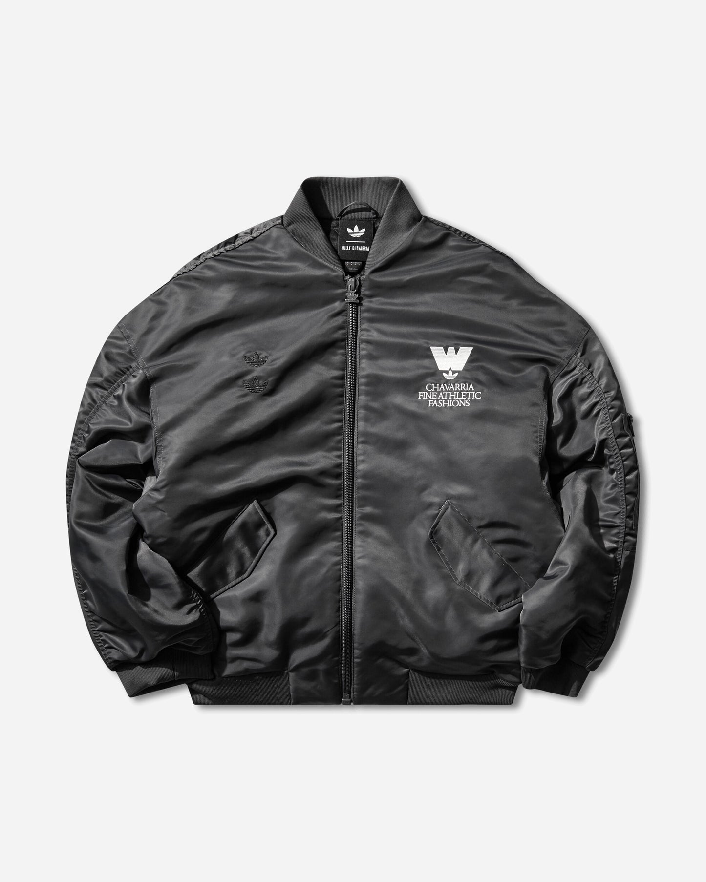 adidas Willy Chavarria Bomber Jkt Grey Six Coats and Jackets Bomber Jackets KV2248