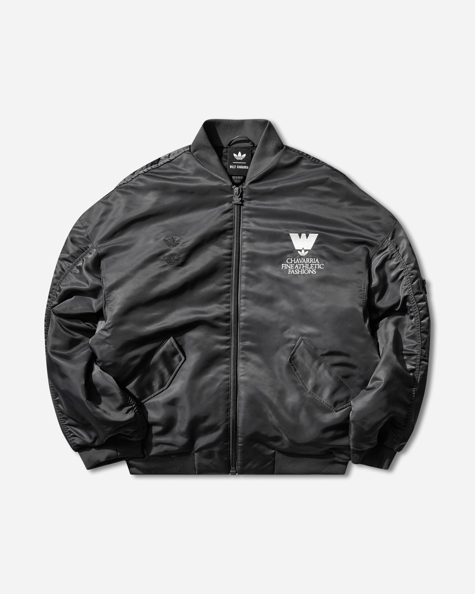 adidas Willy Chavarria Bomber Jkt Grey Six Coats and Jackets Bomber Jackets KV2248
