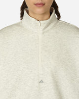 adidas Adi Bb 1/2 Zip Cream White Mel Sweatshirts Crewneck IW1625 001