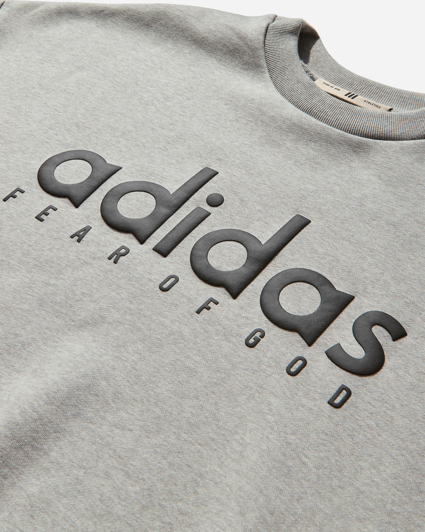 adidas Athletics Crew Fear Of God Medium Grey Heather Sweatshirts Crewneck JZ7369