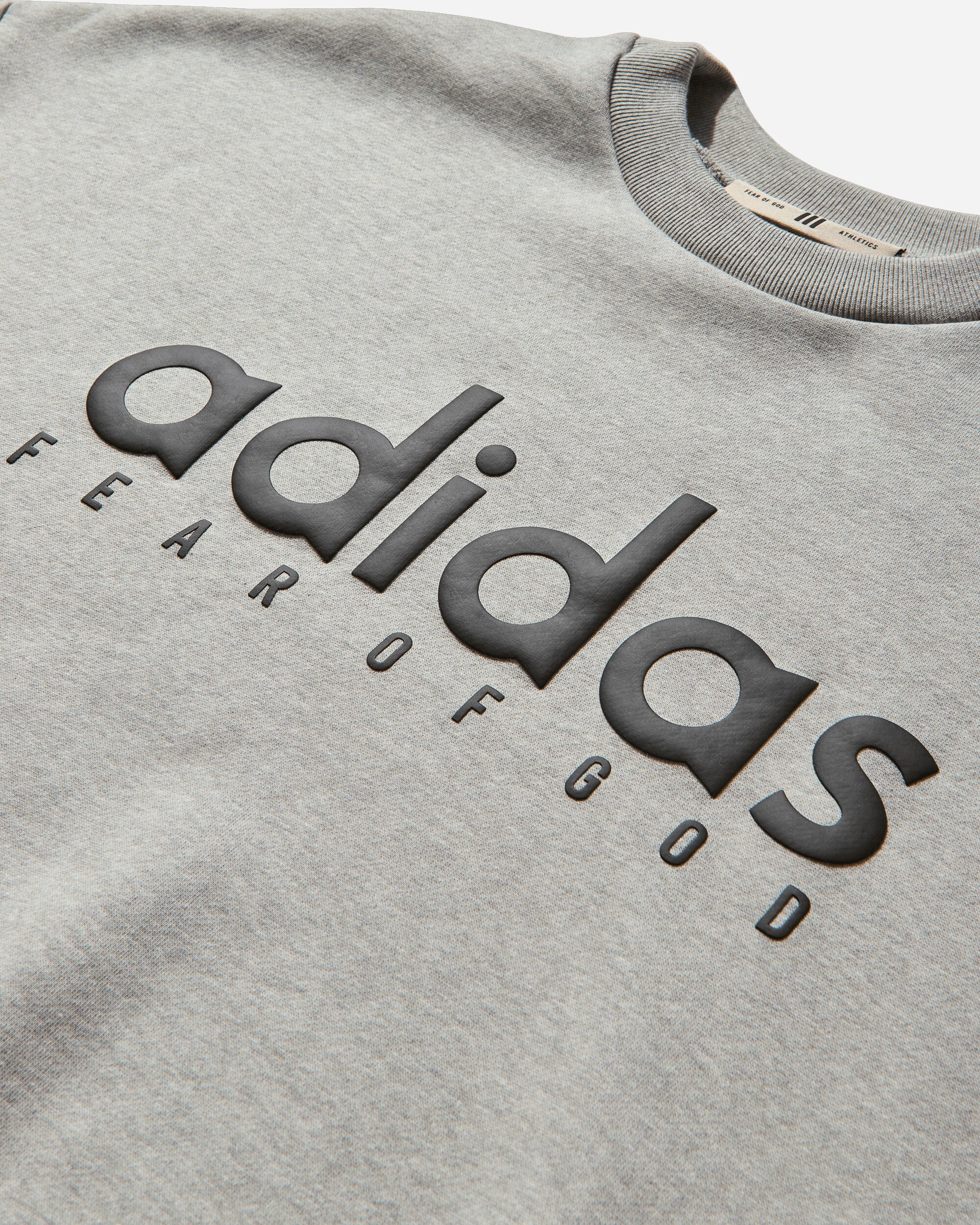adidas Athletics Crew Fear Of God Medium Grey Heather Sweatshirts Crewneck JZ7369