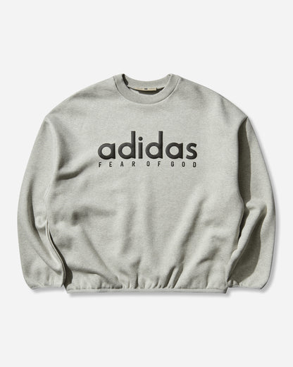 adidas Athletics Crew Fear Of God Medium Grey Heather Sweatshirts Crewneck JZ7369
