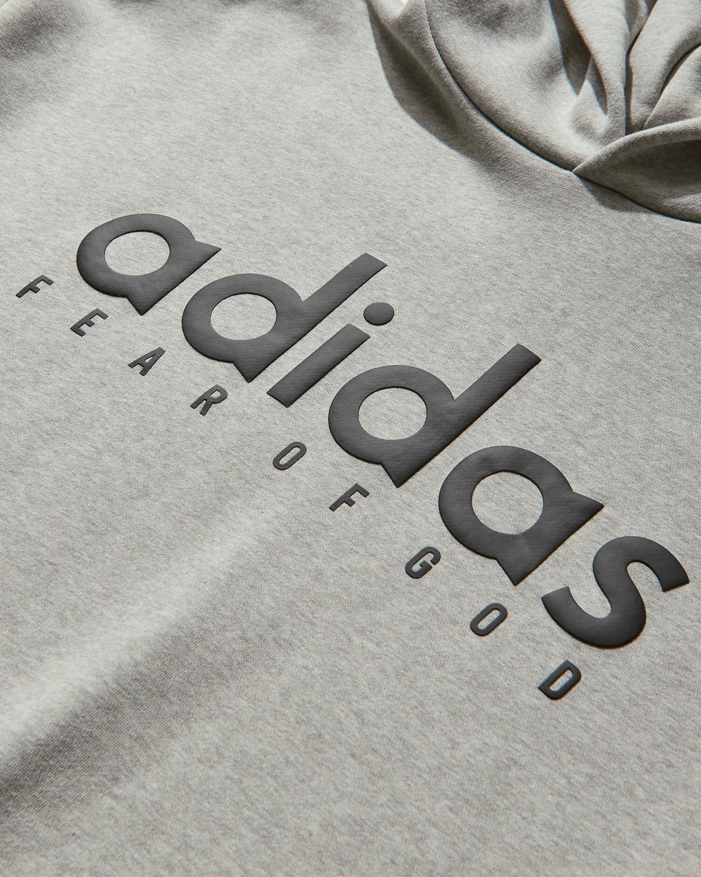 adidas Athletics Hood Fear Of God Medium Grey Heather Sweatshirts Hoodies JZ7367