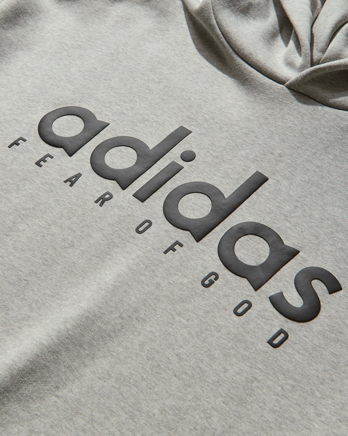 adidas Athletics Hood Fear Of God Medium Grey Heather Sweatshirts Hoodies JZ7367
