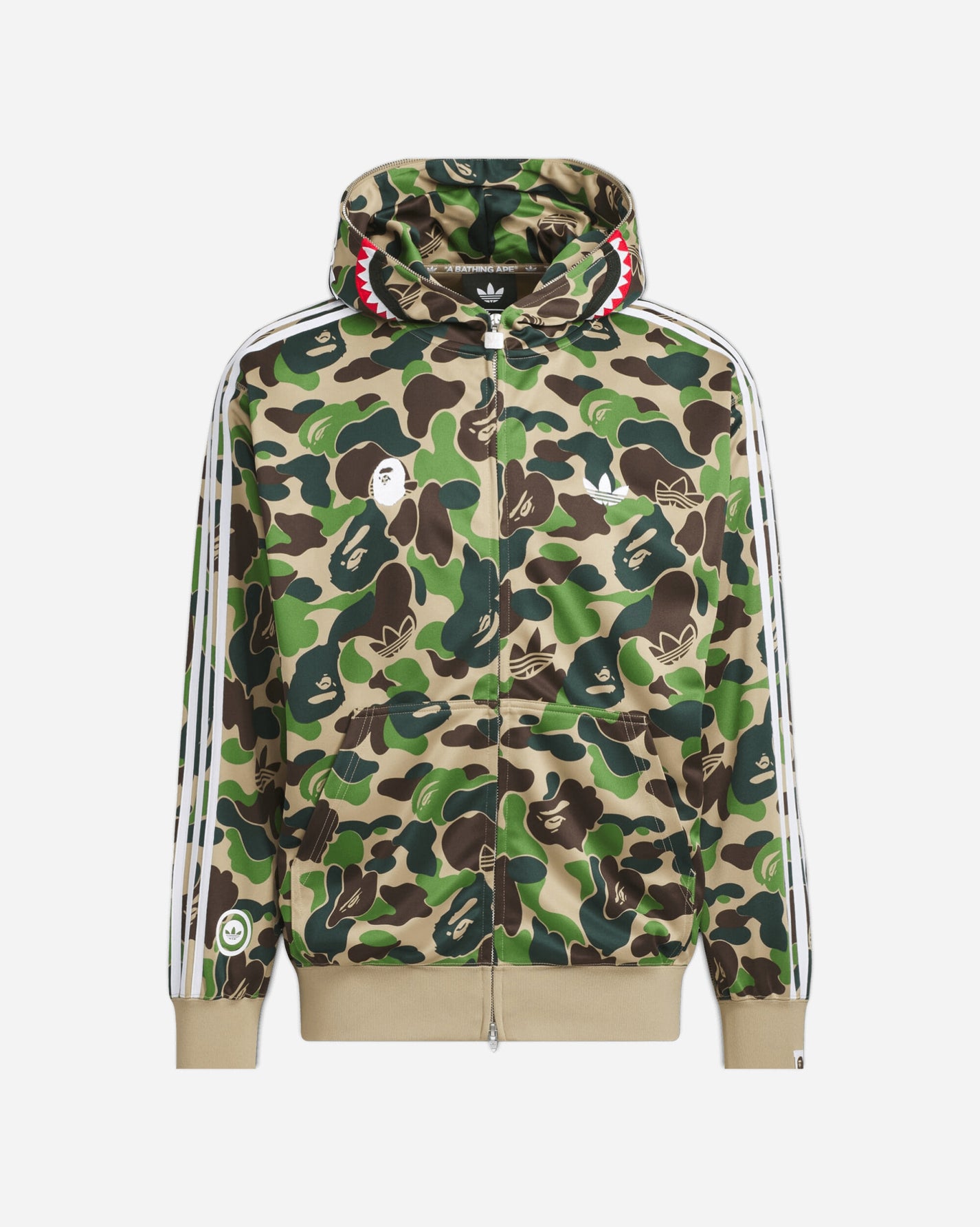 adidas Shark Track Hoo Crew Green Sweatshirts Hoodies KF4916