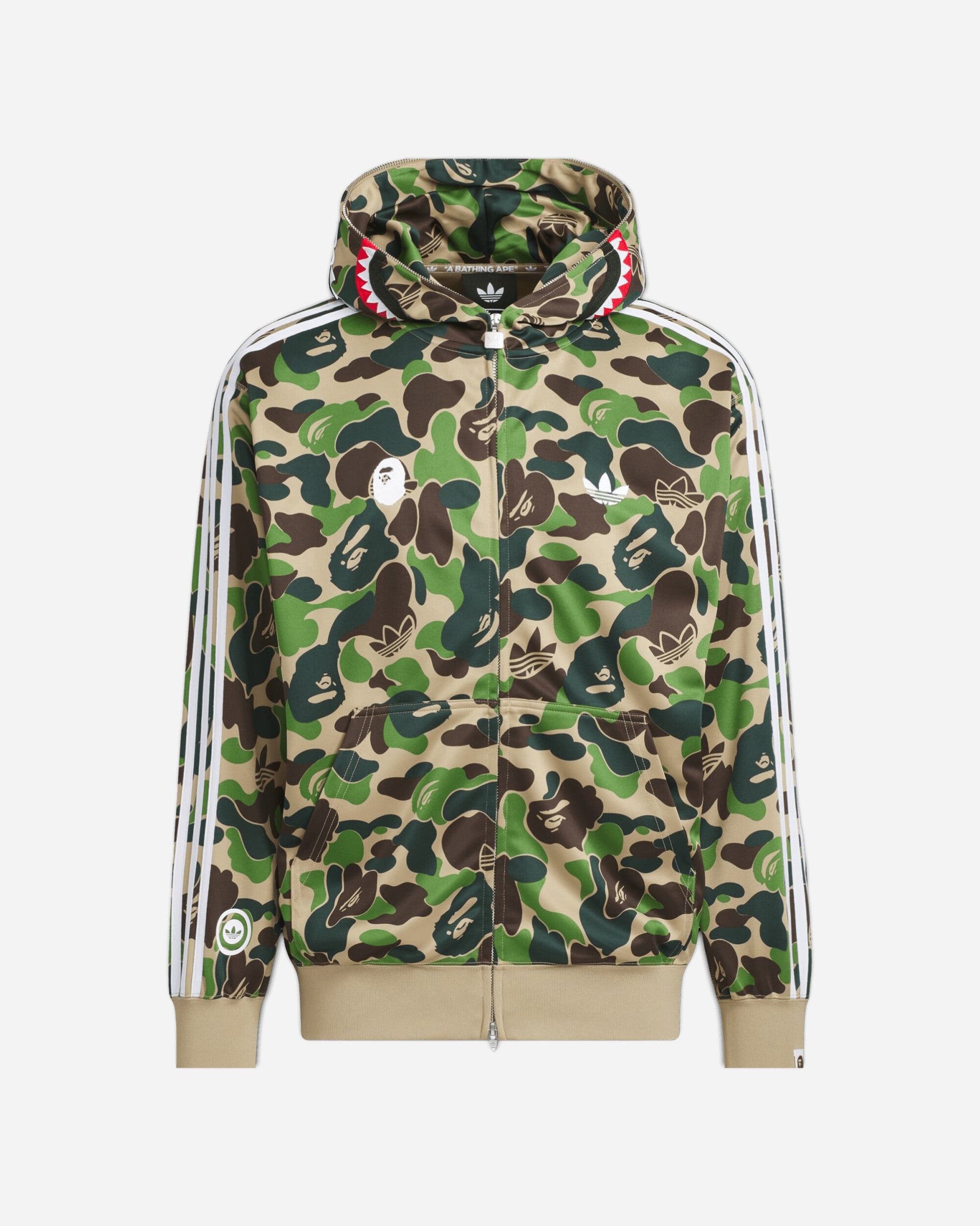 adidas Shark Track Hoo Crew Green Sweatshirts Hoodies KF4916