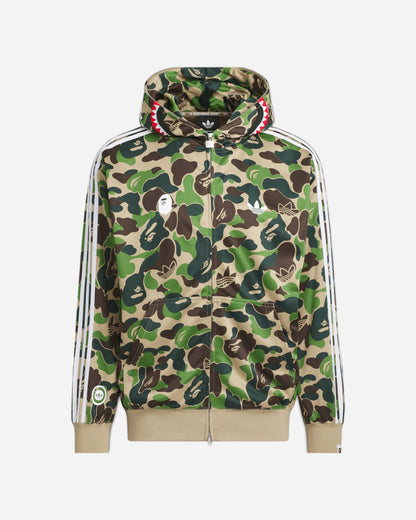 adidas Shark Track Hoo Crew Green Sweatshirts Hoodies KF4916