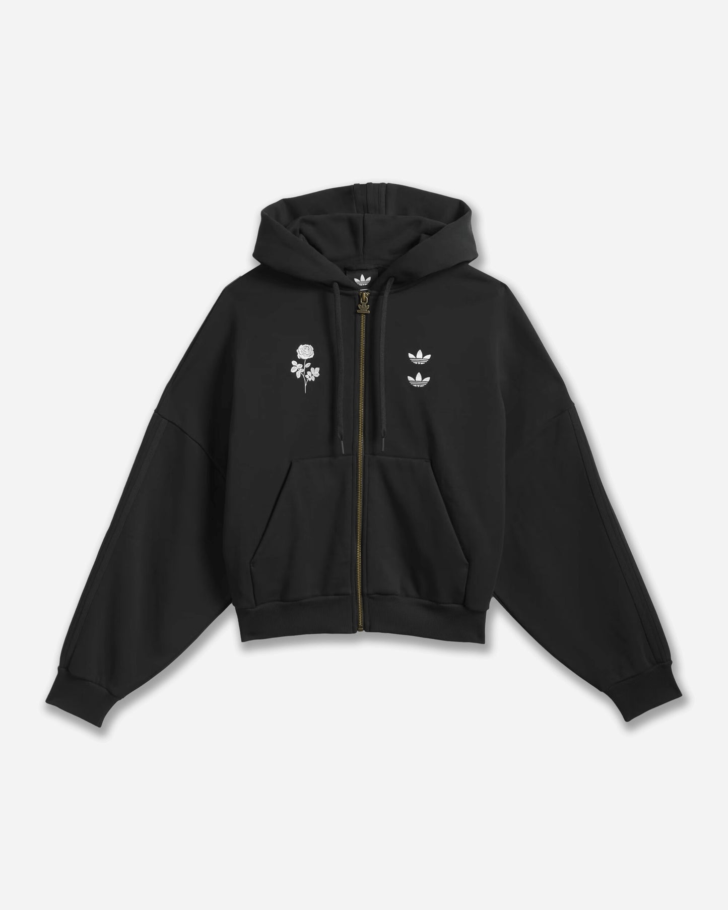 adidas Willy Chavarria Zip Hoodie Black Sweatshirts Hoodies KD9346