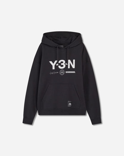 adidas Y 3 Nbhd Gfx Hoodie Black Sweatshirts Hoodies JW7004