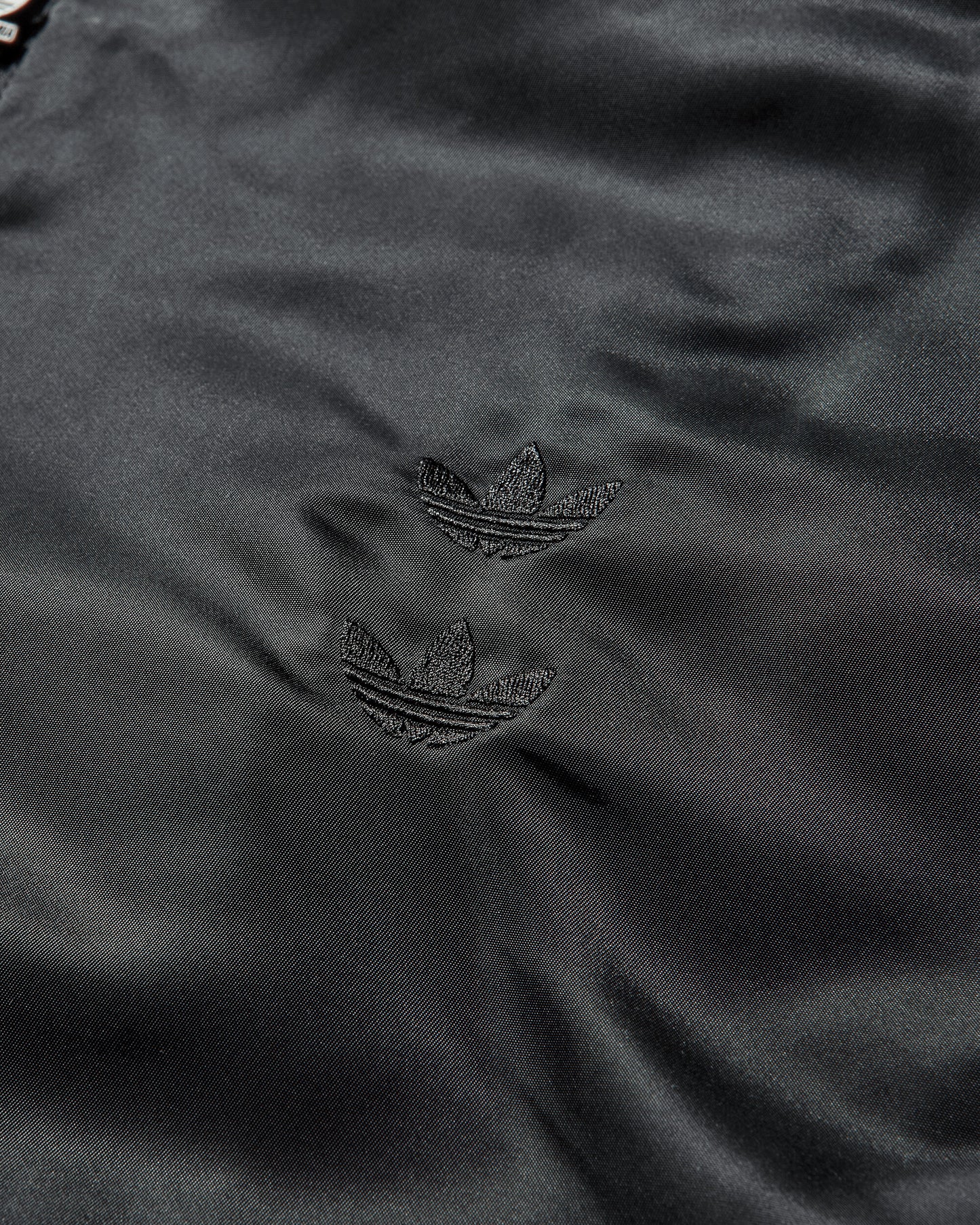 adidas Willy Chavarria Satin Bomber Black Coats and Jackets Jackets KD9361